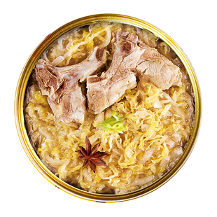 【顺手买一件】炖管家东北酸菜炖脊骨500克罐头骨汤速食菜加热即
