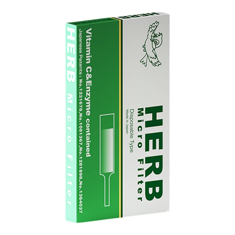 HERB绿鸟烟嘴新款过滤器一次性小鸟进口烟香滤嘴管粗中细支三用男
