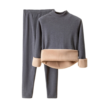 300斤大码保暖内衣男士加绒加厚套装加肥胖子秋衣秋裤打底衣冬季