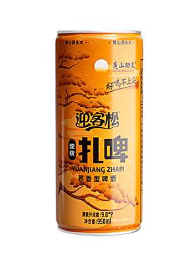 迎客松荞麦原浆啤酒9°P3.3度