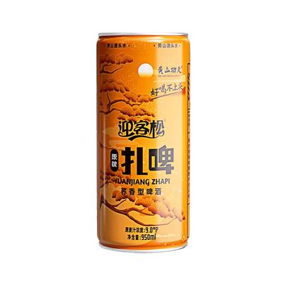 迎客松荞麦原浆啤酒9°P3.3度