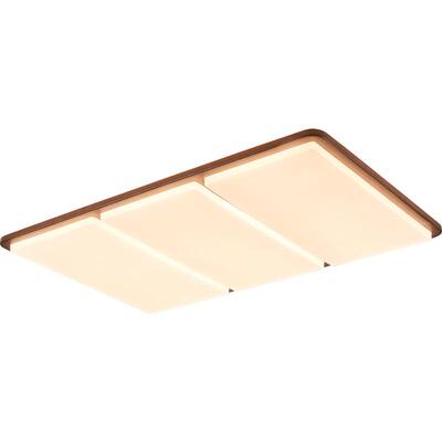 26新-欧普/巧克力/中古风橡木吸顶灯全光谱漫反射超薄客卧餐DD