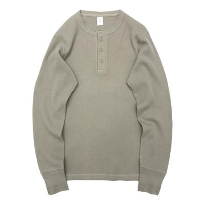 亨利衫复古重磅TEE高品质华夫格