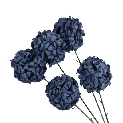 10枝装雾霾蓝婚庆仿真绢花吊顶花婚礼堂布置舞台路引地排花插花艺