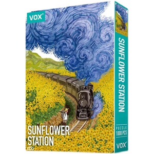 向日葵高难度拼图1000片星空VOX
