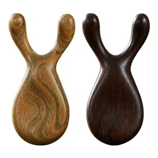 初心小青蛙天然檀木眼部按摩穴位面部按摩棒神器脸部经络疏通刮痧