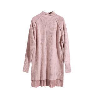 半高领针织衫连衣裙2025深秋初冬穿搭显瘦百搭毛衣裙气质包臀裙