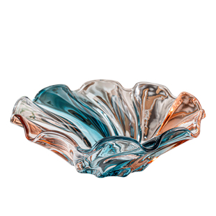 轻奢高档水晶玻璃果盘家用客厅水果盘零食糖果沙拉盘大号2026新款