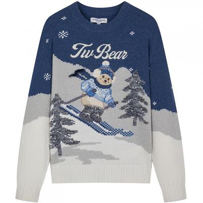 TeenieWeenie小熊女装提花毛衣