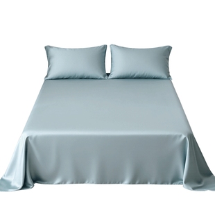 富安娜家纺100支长绒棉单件床单纯棉全棉单件简约贡缎床单床品