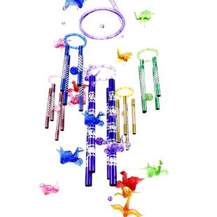 日式爱心风铃挂饰可爱儿童创意男女生日礼物卧室金属挂件门饰招财