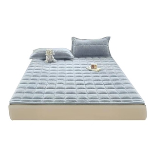 牛奶绒床单2025新款1米5x2米珊瑚加绒毯子冬季毛绒加厚保暖床垫子