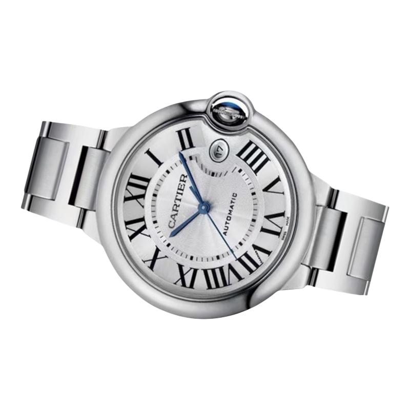 【自营】中古99新卡地亚/蓝气球/42mm/白盘钢带/男士WSBB0049