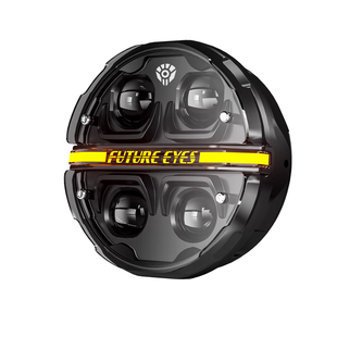 未来之眼星际X190适用于铃木DL250大灯总成LED复古圆灯无损改装3C