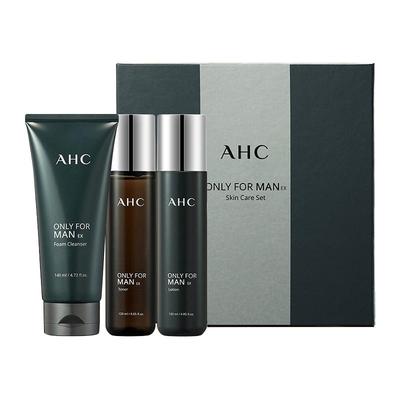 AHC男士护肤品套装补水保湿男生专用洗面奶水乳清爽套盒男友礼物