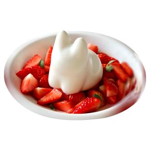 奶冻模具定制硅胶食品级商用文创兔子小黄鸭布丁白凉粉猫咪龟苓膏