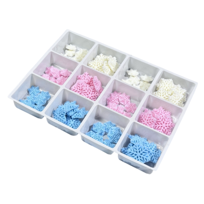 巧克力雪人雪花北极熊雪景蛋糕