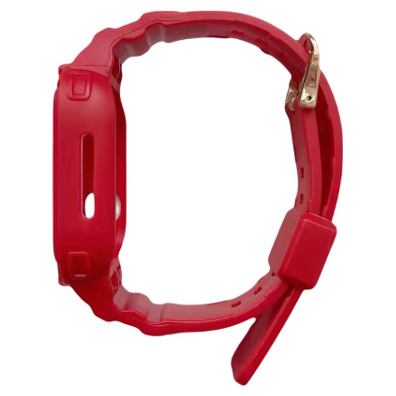 适用applewatchS11/10夏日冰川一体式保护壳表带苹果手表ultra3/2情侣iwatch9/8/7/6新款运动透气SE小众腕带