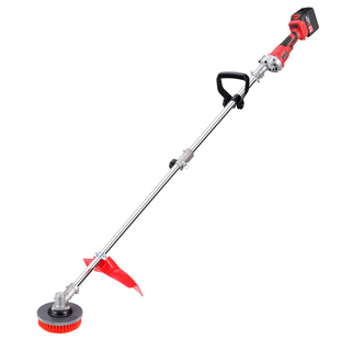 电动塑料刷清洁机锂电抛光机地面路面清洗污垢青苔硬毛刷强力去污