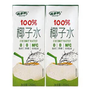 百多利椰子水不加一滴水