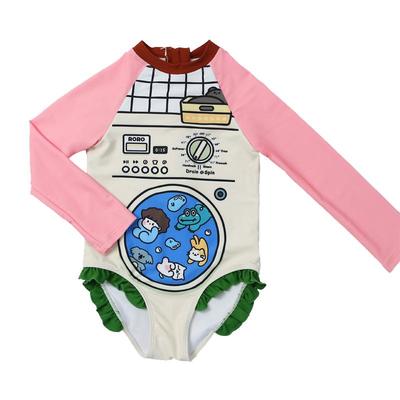 爱多尔新款连体户外防晒沙滩泳衣