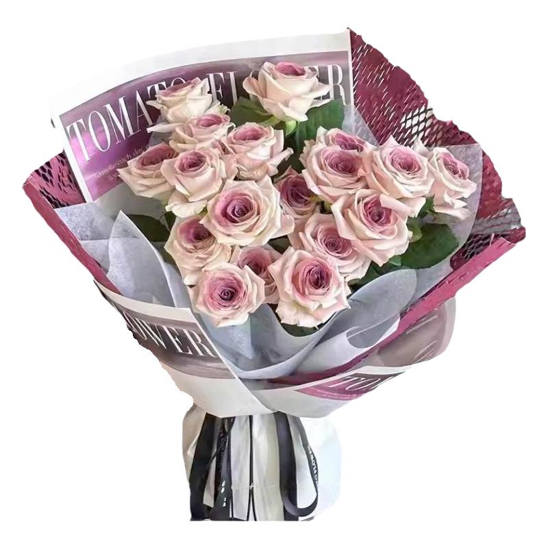全国乌梅子酱蔓塔玫瑰花束鲜花速递同城广州深圳成都生日配送花店
