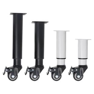 可升降桌腿万向轮桌子脚沙发脚飘窗桌腿可移动柜腿旋转桌腿支撑架