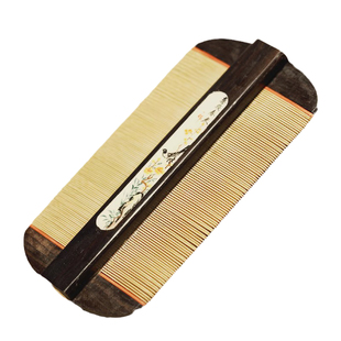 白象梳篦黑檀木牛骨篦子父母长辈怀旧礼物工艺师制作收藏工艺礼品