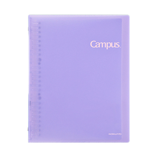 日本kokuyo国誉Campus秒开活页本B5大容量可拆卸换替芯笔记本纯色简约本子活页轻薄便携记事本学生用横线本