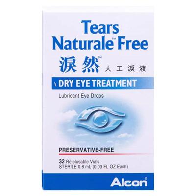 香港泪然ALCON泪然人工泪液0.8MLX32人工眼泪滴眼液泪然眼药水