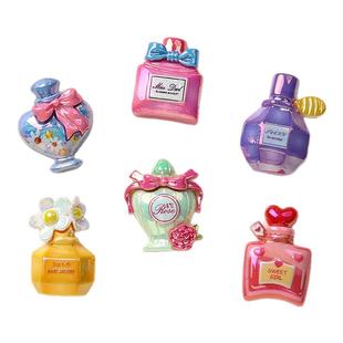 卡通diy树脂配件饰品电镀瓶子奶油胶手工制发夹手机壳鞋扣配饰批