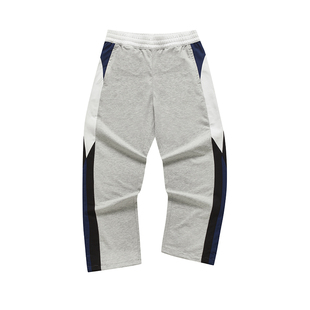 FILA FUSION x FACETASM斐乐潮牌针织长裤男2024夏季新款纯棉裤子