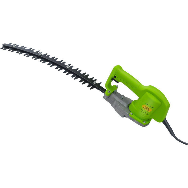 电动无刷绿篱机充电式小型托马斯双刃直刀弧形弯刀球树茶叶修剪机