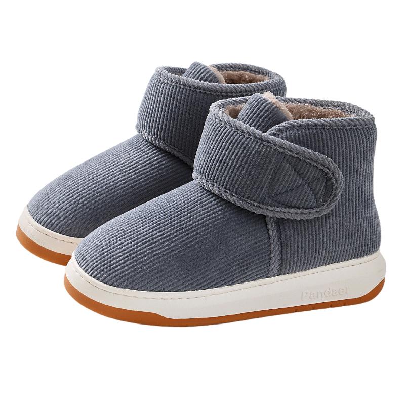 高帮棉拖鞋男女式冬季室内外穿包跟防滑老人居家厚底加绒保暖棉鞋