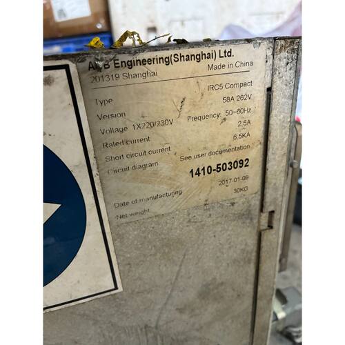 议价ABB机器人控制柜IRC5Compact1410适用