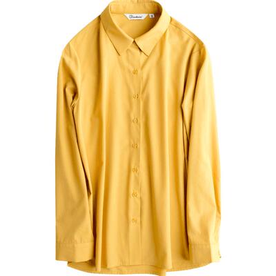 洋气时尚休闲高级感白色长袖衬衫