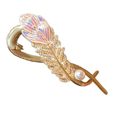 高级感盘发发夹后脑勺青蛙扣