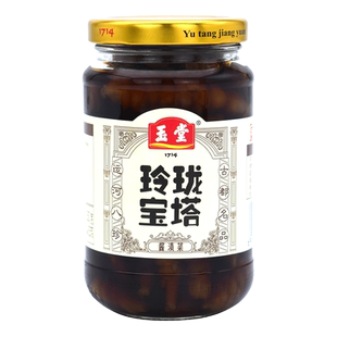 玉堂酱园玲珑宝塔350g瓶装济宁特产咸菜地环螺丝甘茹菜早餐下饭菜