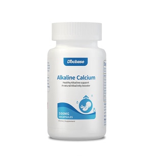 Docbase碱钙小蓝瓶强碱性备'孕盯'女调理DHA天然海藻钙孕前调理