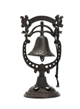 台式手摇铃铸铁奇趣庭院工艺品
