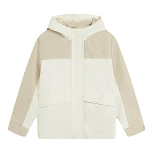 商场同款|李宁儿童三合一羽绒服冲锋外套防风衣25新款女童装冬装