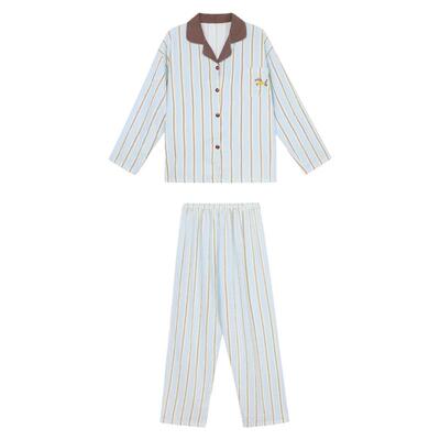 馨帮帮Homedress竖条小狗睡衣