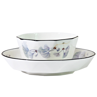 家用碗碟套装2026新款陶瓷餐具高级感盘子碗乔迁新居碗盘组合2人