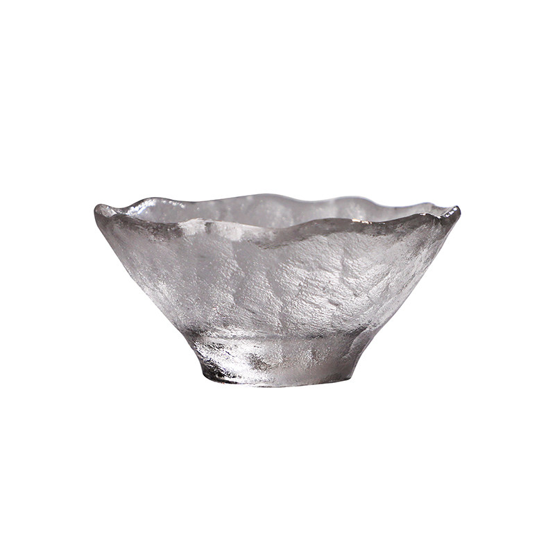 白水晶茶杯绽放斗笠杯可骤冷骤热