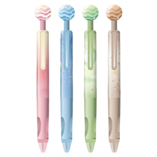 晨光 星空棒棒糖 按动中性笔0.5黑色速干加强型全针管668笔尖趣味旋转球糖果色中小学生书写备考试B101文具