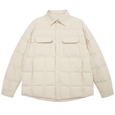 CHINISM赤尘衬衫式羽绒服男