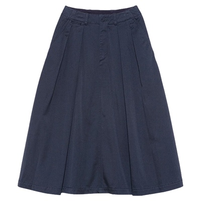 Nanamica纯色简约半身裙长裙