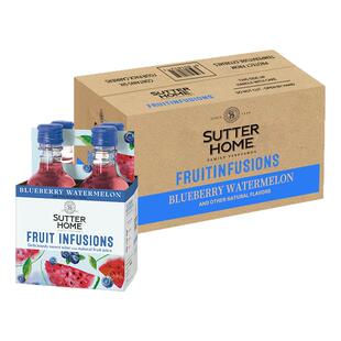 整箱24瓶187ml舒特家族蓝莓西瓜味果汁葡萄酒闺蜜聚会约会甜酒