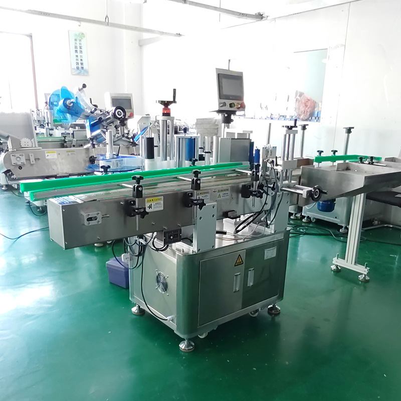 全自动口服液方瓶圆瓶贴标机保键品西林瓶玻璃瓶子双面自动一体机