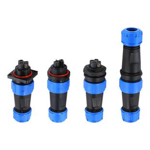 IP68免焊接电线电缆防水公母对接连接器接线端子工业航空插头插座